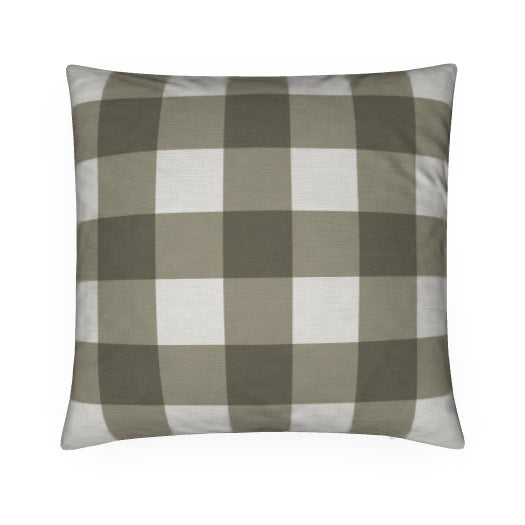 Forest Checkmate Pillow Case - Green